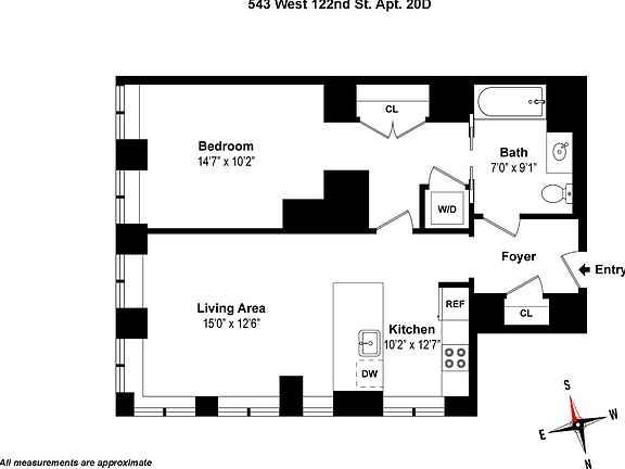 2nd image of 543 W 122nd St #20D