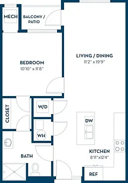 1 Bedroom | 1 Bath | 715 SF 1 Bedroom | 1 Bath | 715 SF