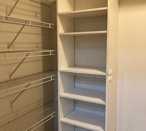 Pantry shelves