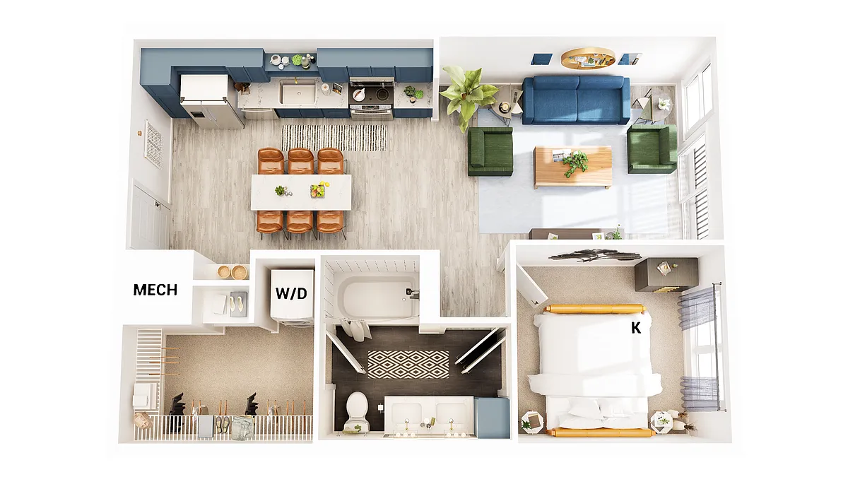 Floor plan A3B
