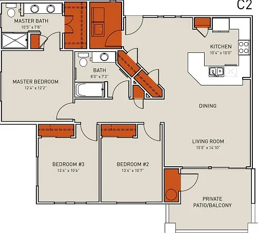 C2 Floor Plan C2 Floor Plan