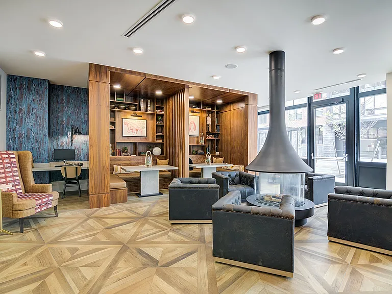 Lounge with Fireplace