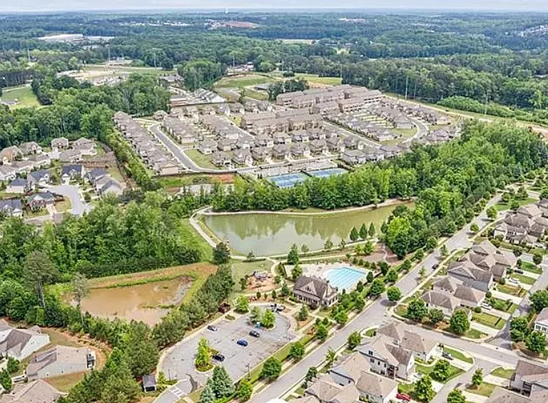 Neighborhood Aerial shot