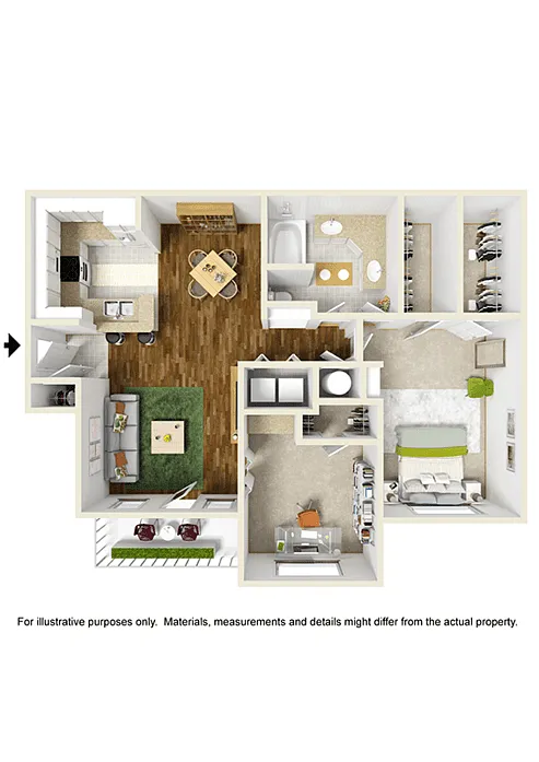 Floor plan A5 - Crepe Myrtle