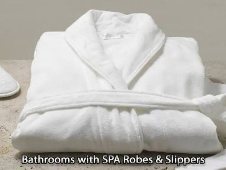 Bathrooms with SPA Robes & Slippers