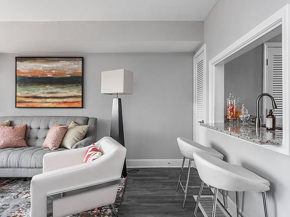 Living Room and Breakfast Bar