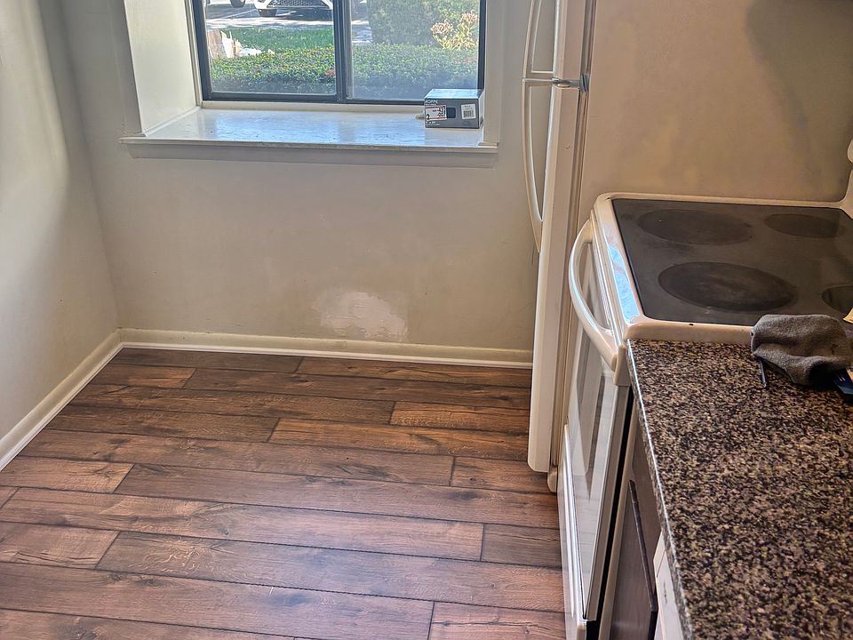 New hardwood floors and kitchen.