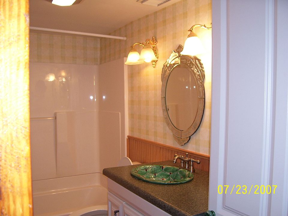 Master bath in main house