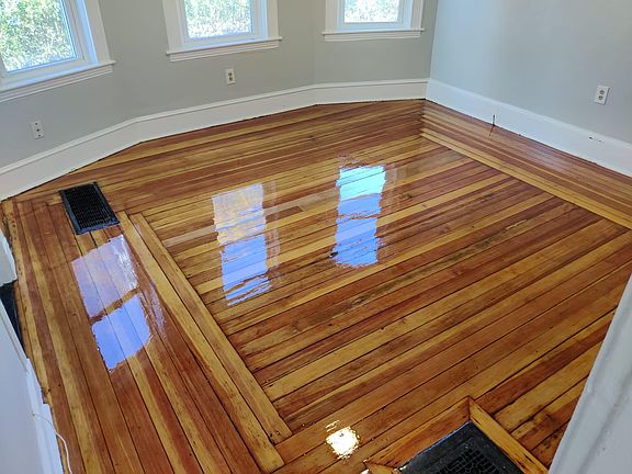 Newly finished floors