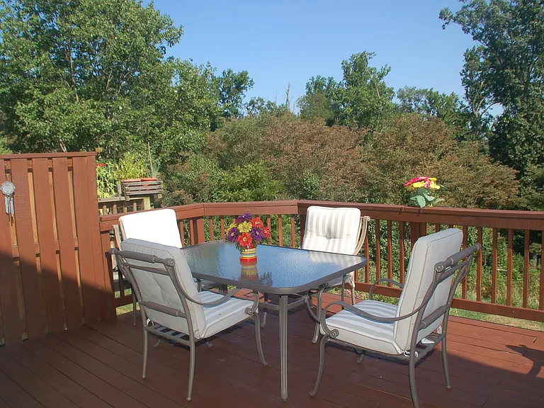 Outdoor Deck from Kitchen
