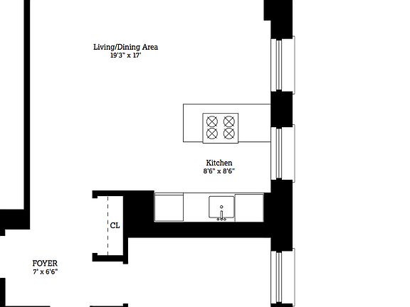 2nd image of 120 Greenwich St APT 8C