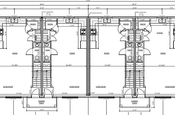 Two bedroom floorplan downstairs