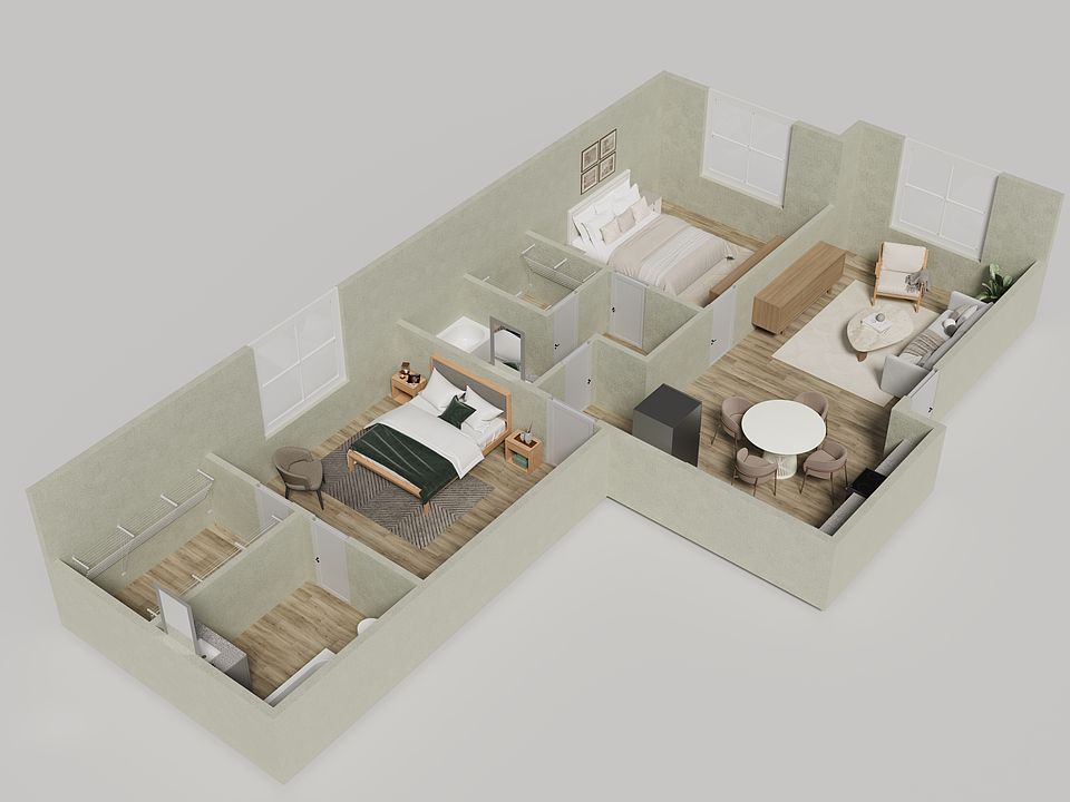 2-Bedroom Rendering