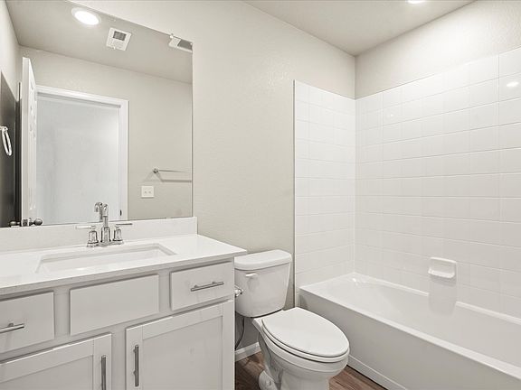 The Dillon floorplan interior image taken at a Meritage Homes community in Colorado Springs.