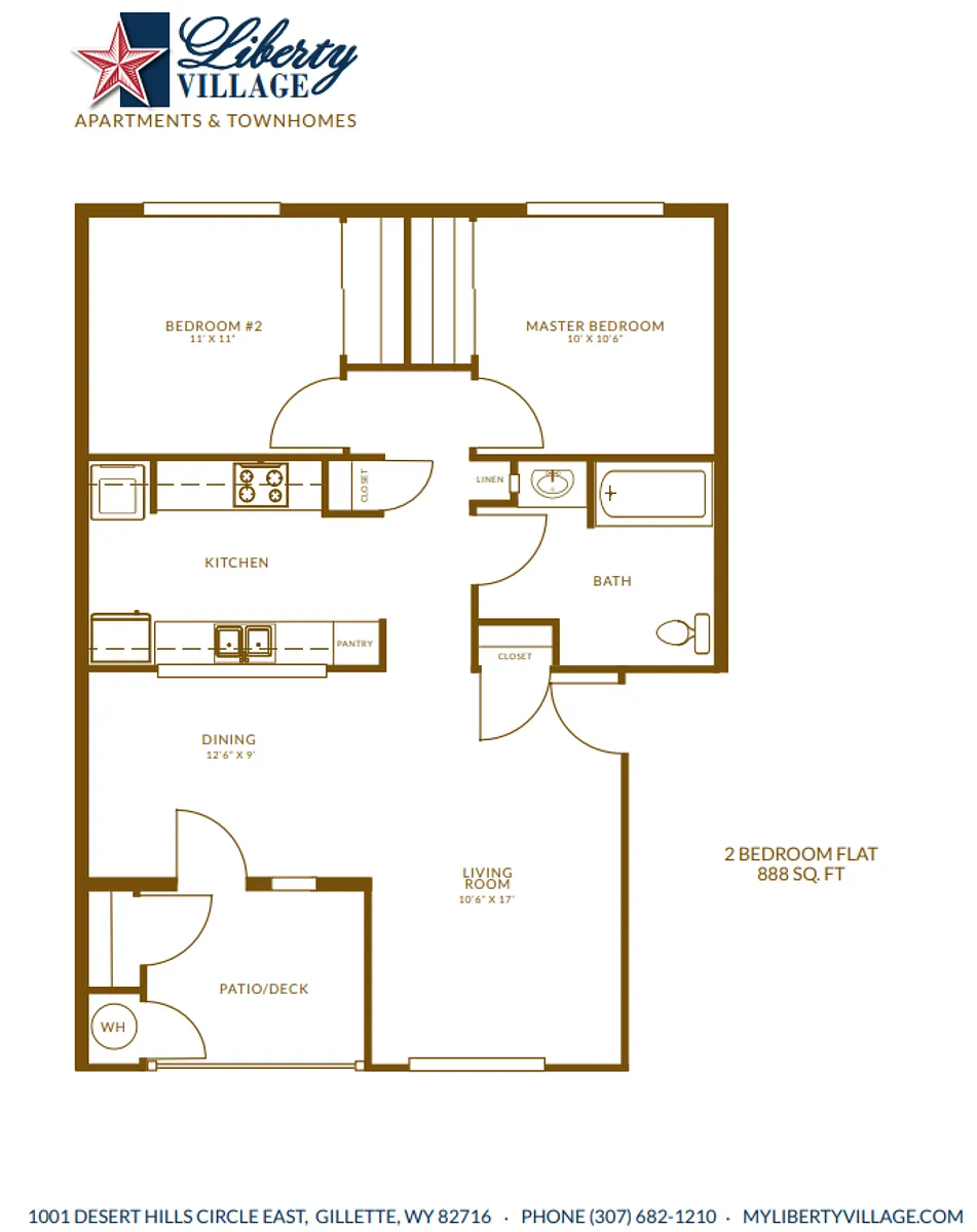 Floor plan 2 Bedroom Flat