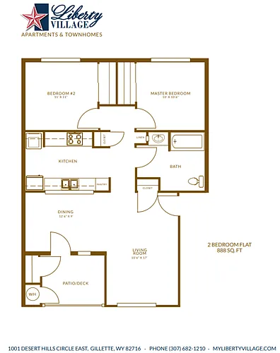 Floor plan 2 Bedroom Flat