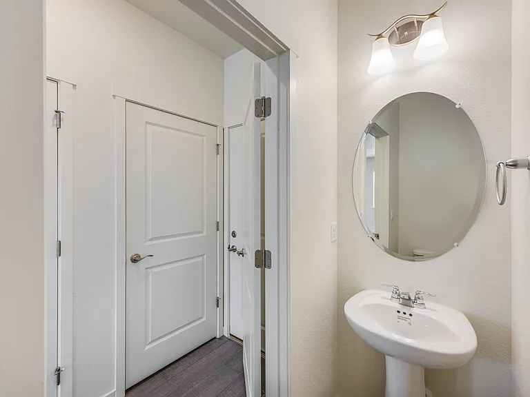Main floor half bath