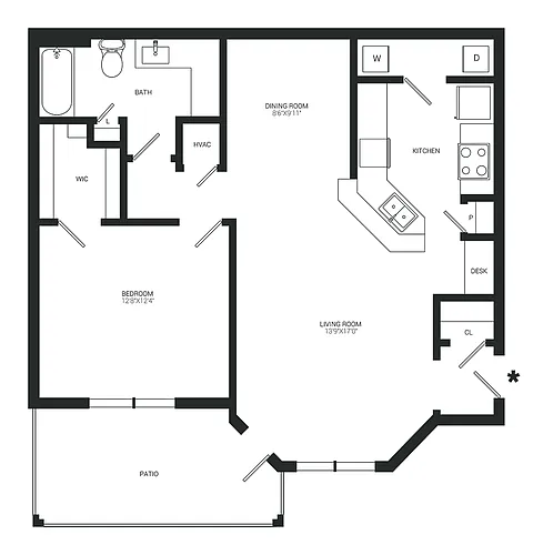 Floor plan The Hawthorne