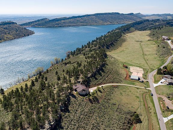 Horsetooth Reservoir facing south