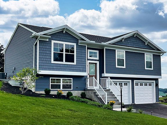 Front exterior of the Norwood Elevation C - Streamline Series by S A Homes -bi-level home with stair