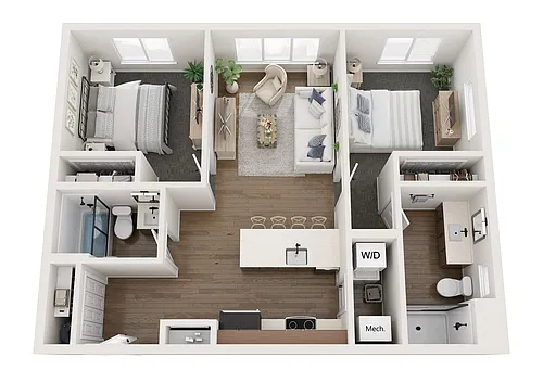 Floor plan 204