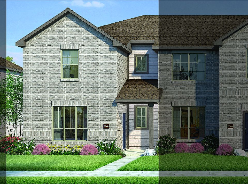 Bowie with Elevation 3B Brick Exterior 2023 Townhomes