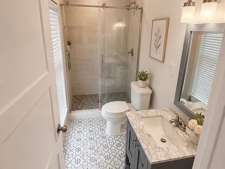 Bathroom for 1st bedroom