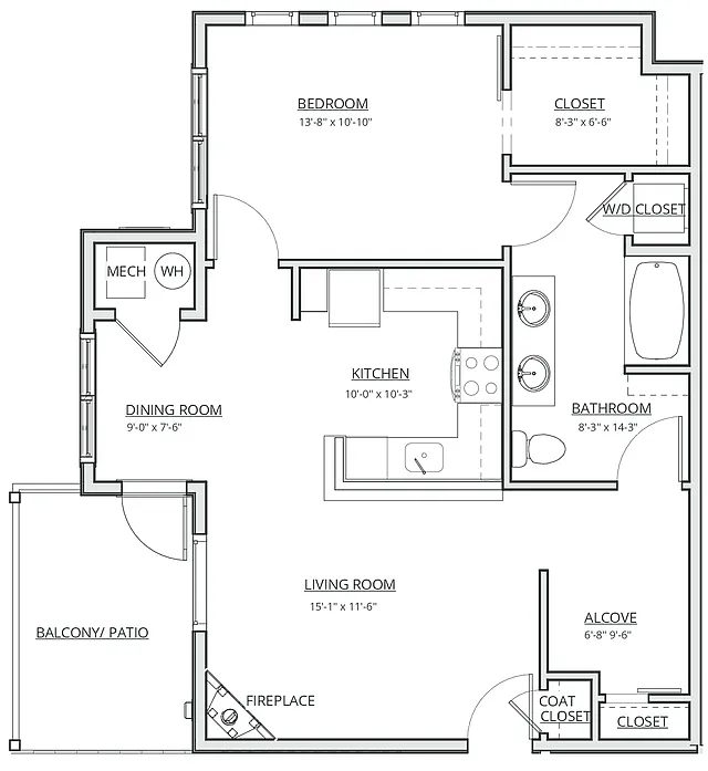 Floor plan Barleycorn