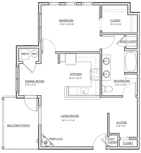 Floor plan Barleycorn