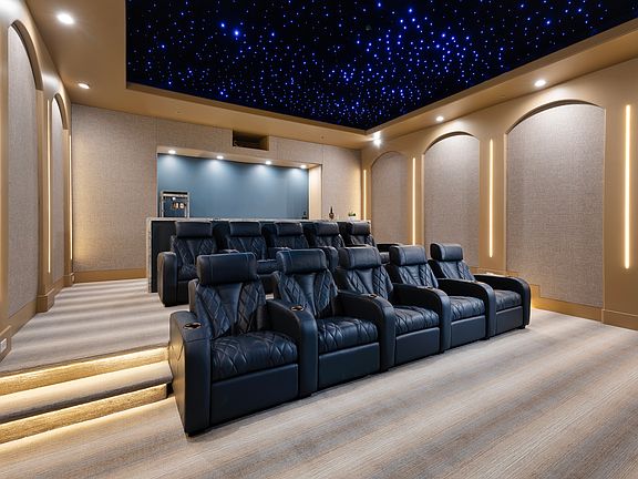 Brand new state of the art home theater with Dolby Atmos 360 surround sound