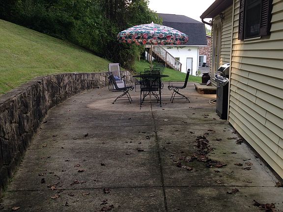 Concrete patio