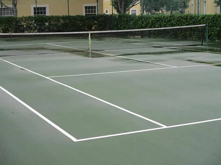 Community tennis courts