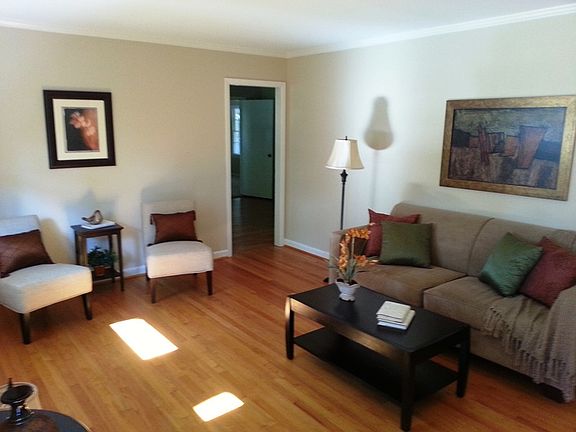 Spectacular hardwood flooring is just one of the timeless features this home has to offer. 