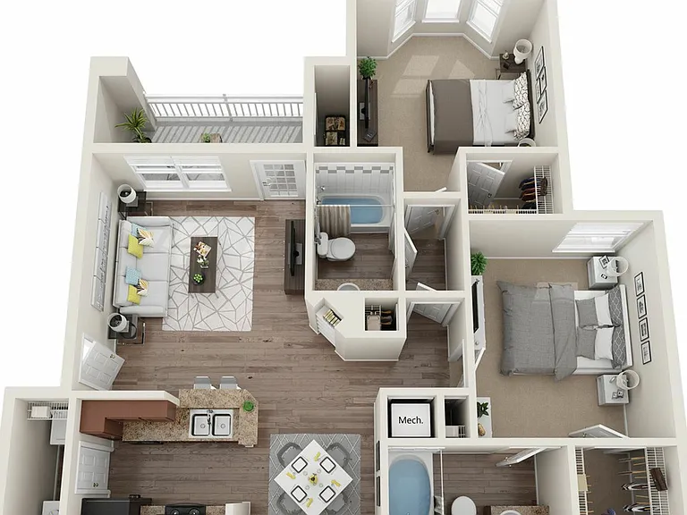 Bridgestone Two Bedroom Two Bath Bridgestone Two Bedroom Two Bath