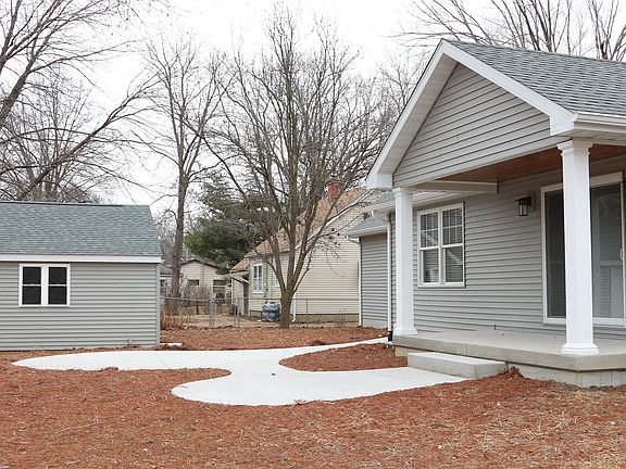 patio and grilling area