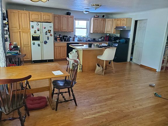 Kitchen and front room
