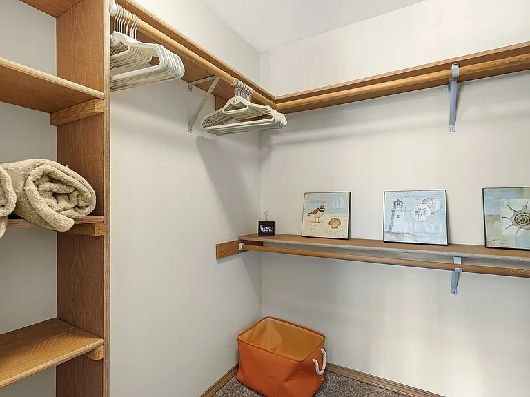 Expansive Walk-in Closets