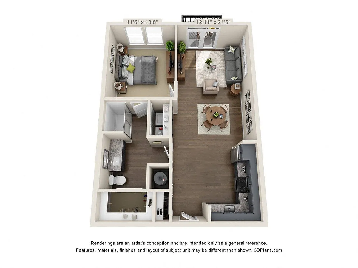 Floor plan Warnell