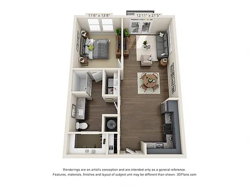 Floor plan Warnell