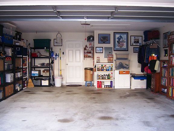 Finished 2-Car Garage