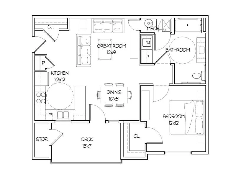Floor plan Rainbow Point