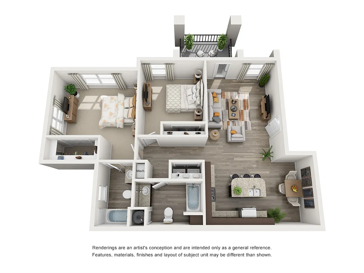 Floor plan B1 - The Barcelona