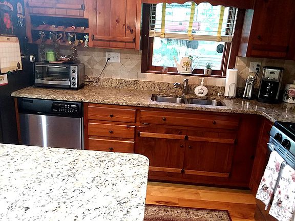 Wood cabinets