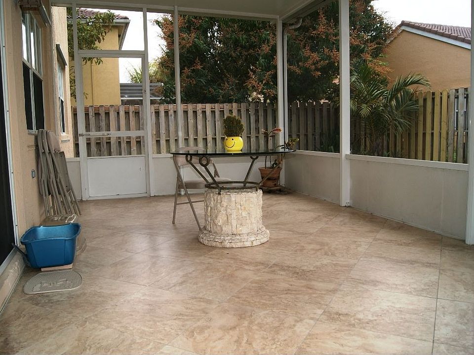 Tiled Patio