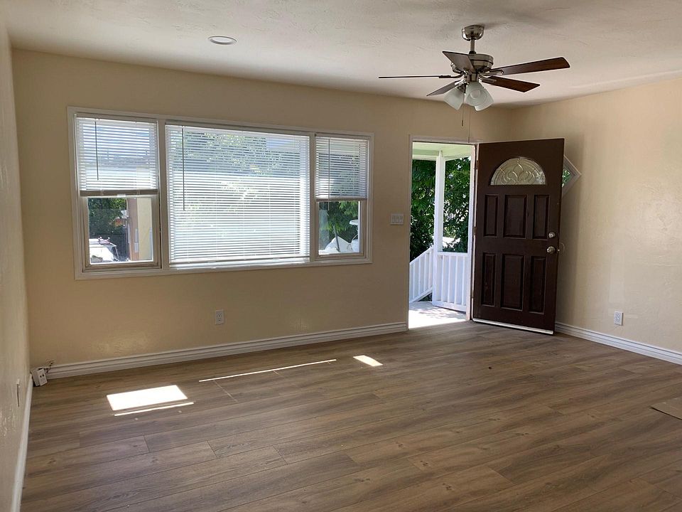 Entry and living room.