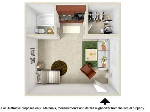 Floor plan Studio