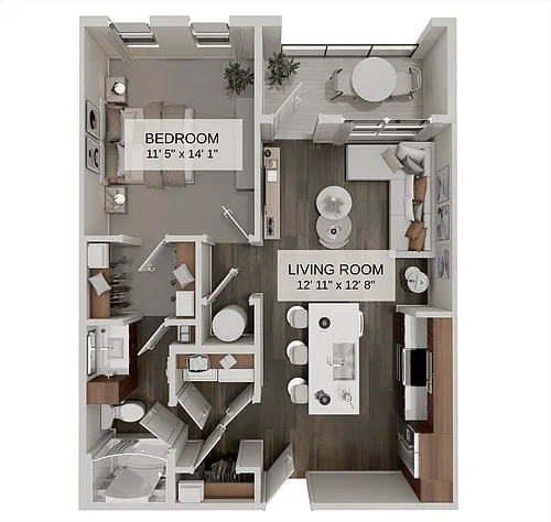 Floor plan The Liberty Premier (A1B)