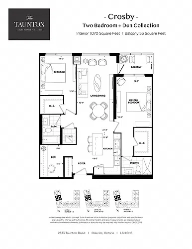 Floor plan Crosby