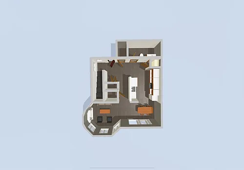 Floor plan 3 Bedroom Townhome