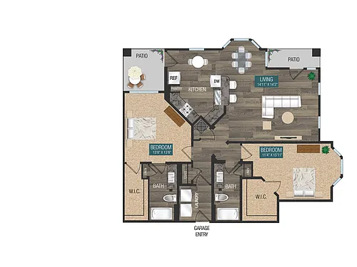 Floor plan B3